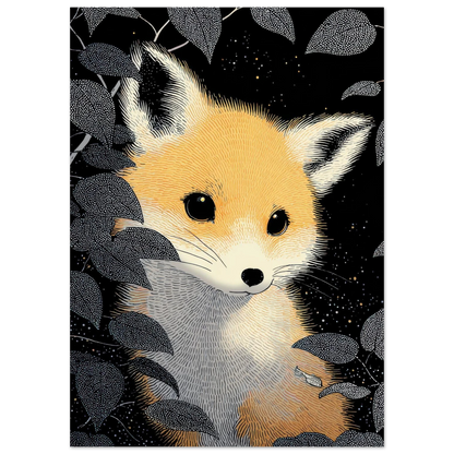 Affiche enfant Rox the fox | Heure d'Été Studio