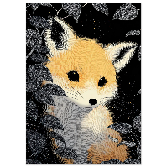 Affiche enfant Rox the fox | Heure d'Été Studio