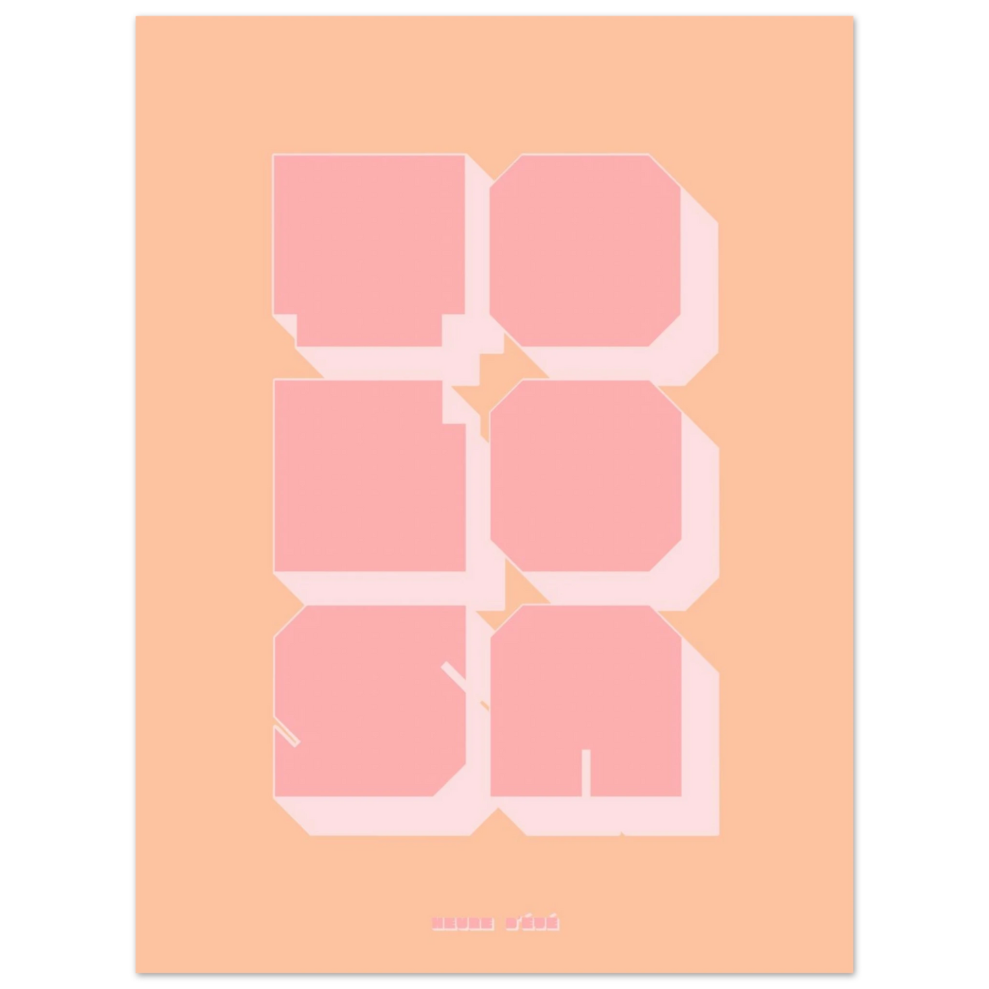 Affiche graphique Toulouse - Tolosa | Heure d'Été Studio