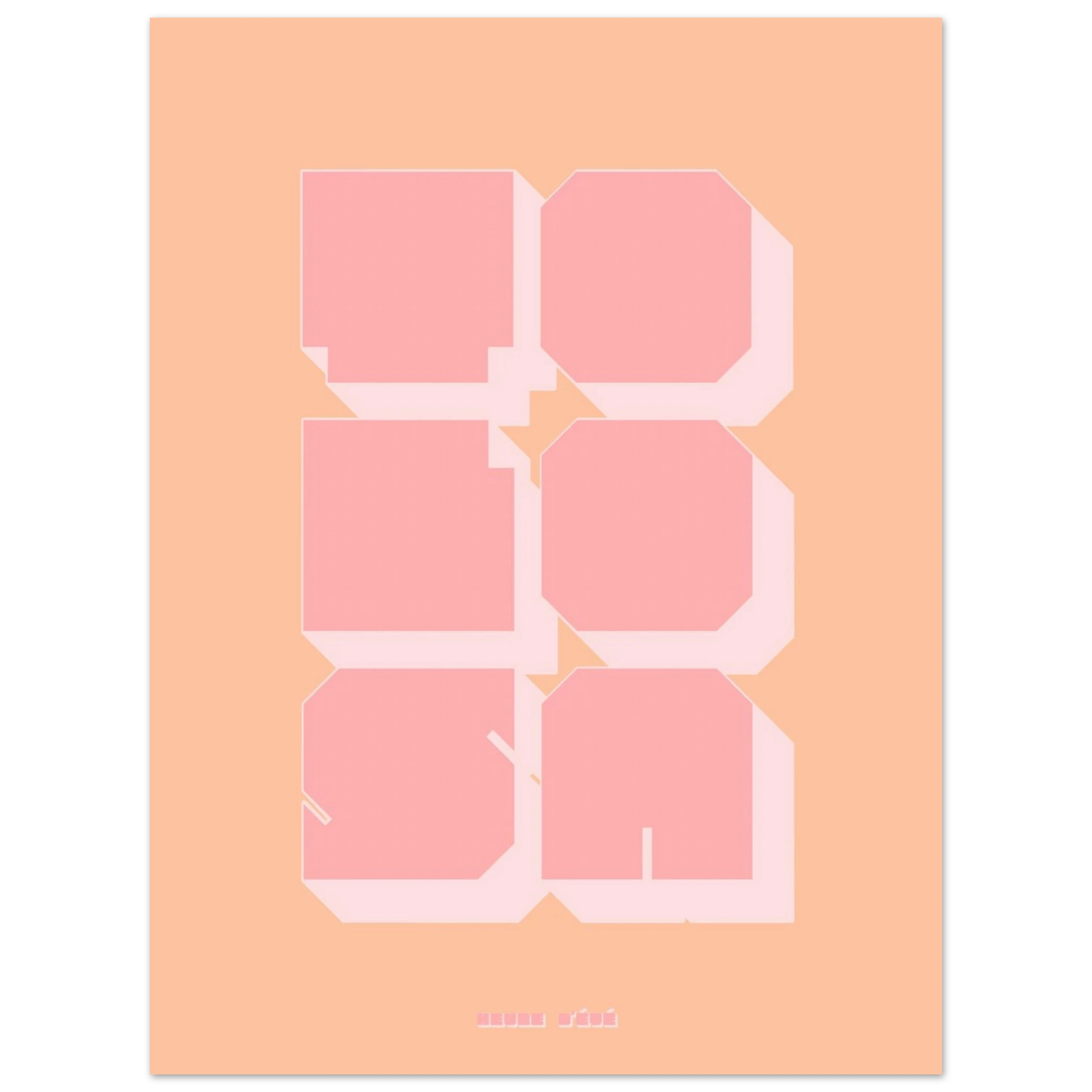 Affiche graphique Toulouse - Tolosa | Heure d'Été Studio