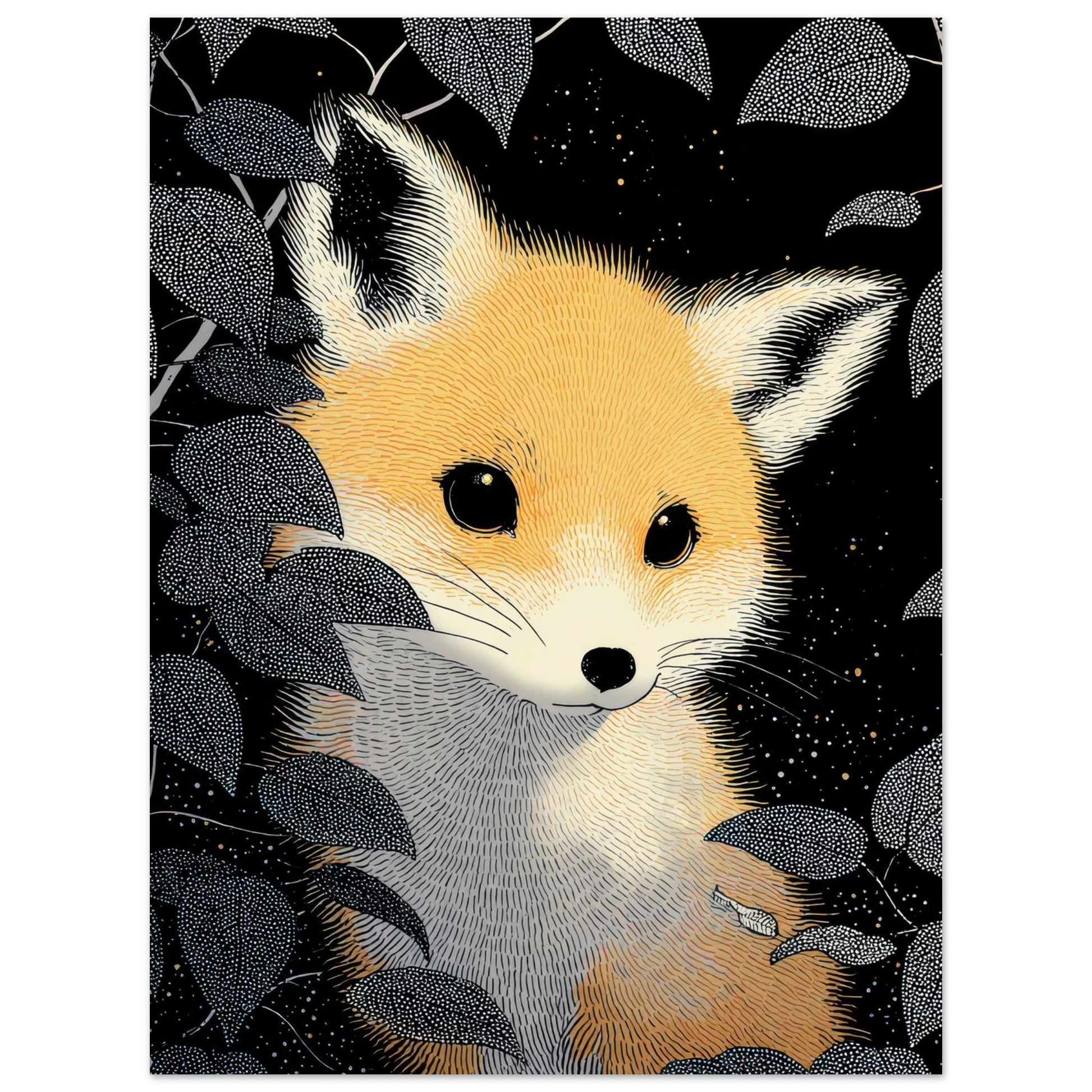 Affiche enfant Rox the fox | Heure d'Été Studio