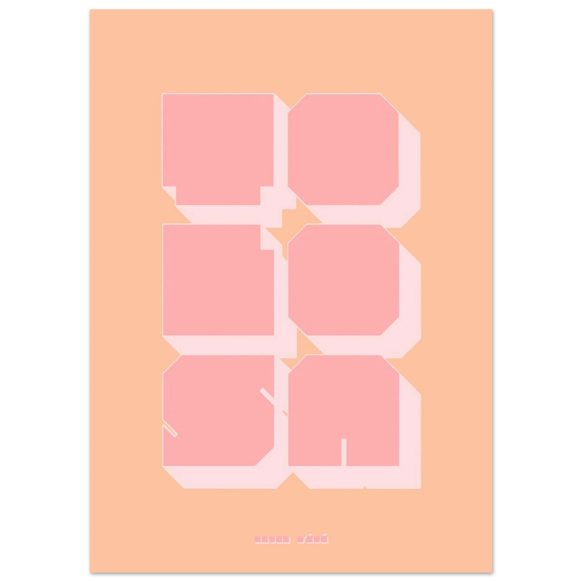 Affiche graphique Toulouse - Tolosa | Heure d'Été Studio