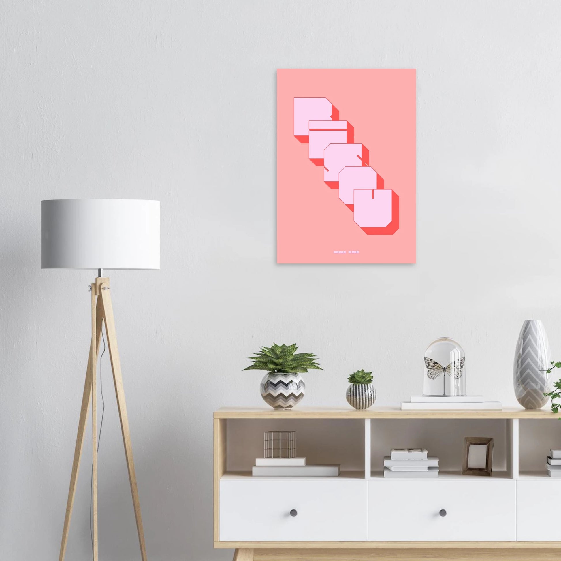 Affiche Bisou | Heure d'Été Studio