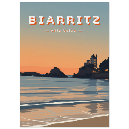Affiche Biarritz - Villa Belza | Heure d'Été Studio