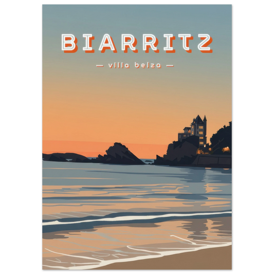 Affiche Biarritz - Villa Belza | Heure d'Été Studio