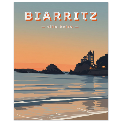 Affiche Biarritz - Villa Belza | Heure d'Été Studio