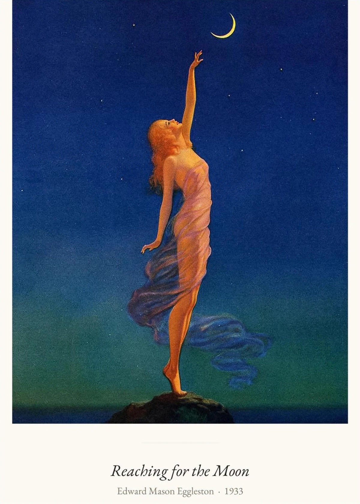Reaching for the Moon, Eggleston | Affiche Art Premium, l'affiche seule, papier épais mat éco-responsable