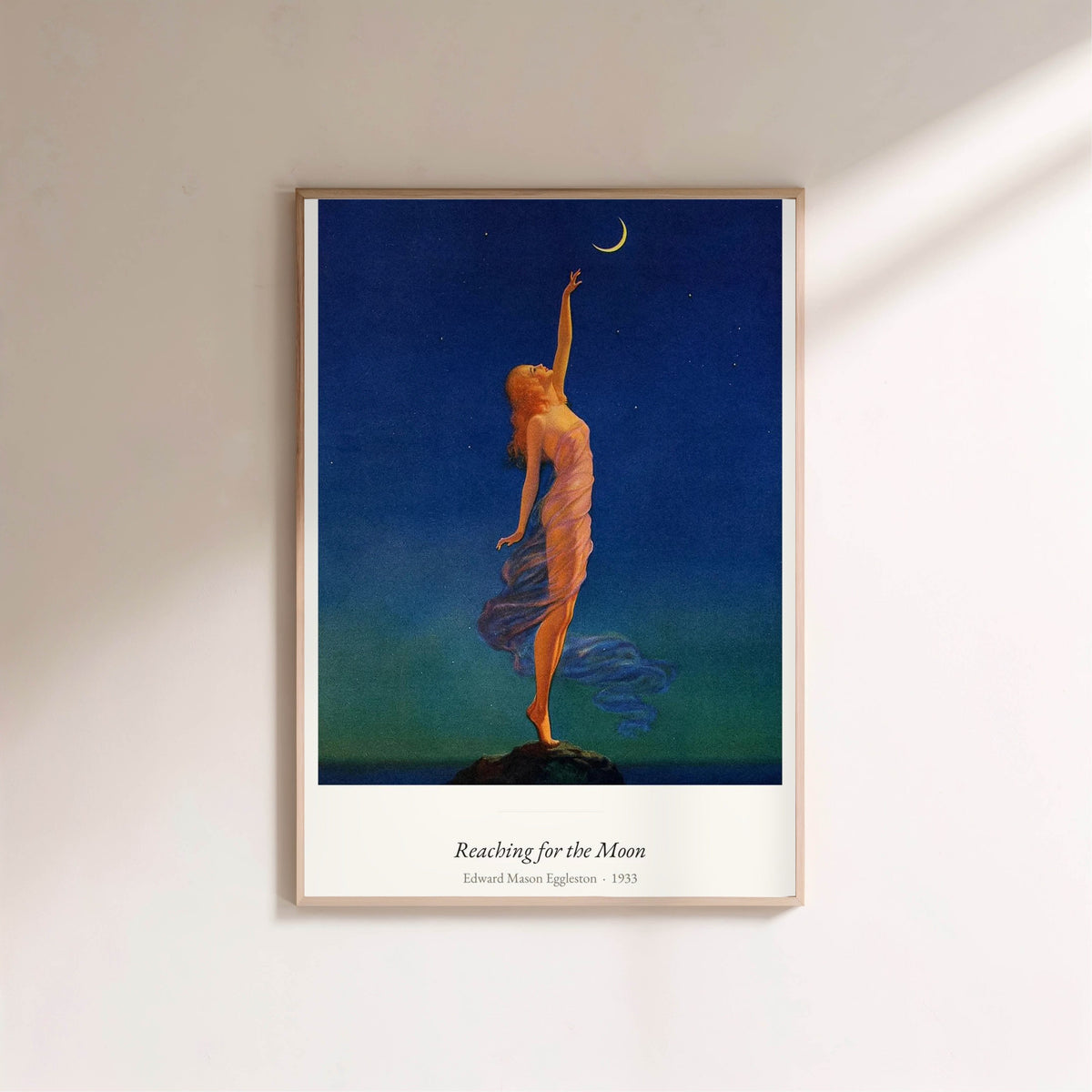 Reaching for the Moon, Eggleston | Affiche Art Premium, affiche encadrée sur un mur clair