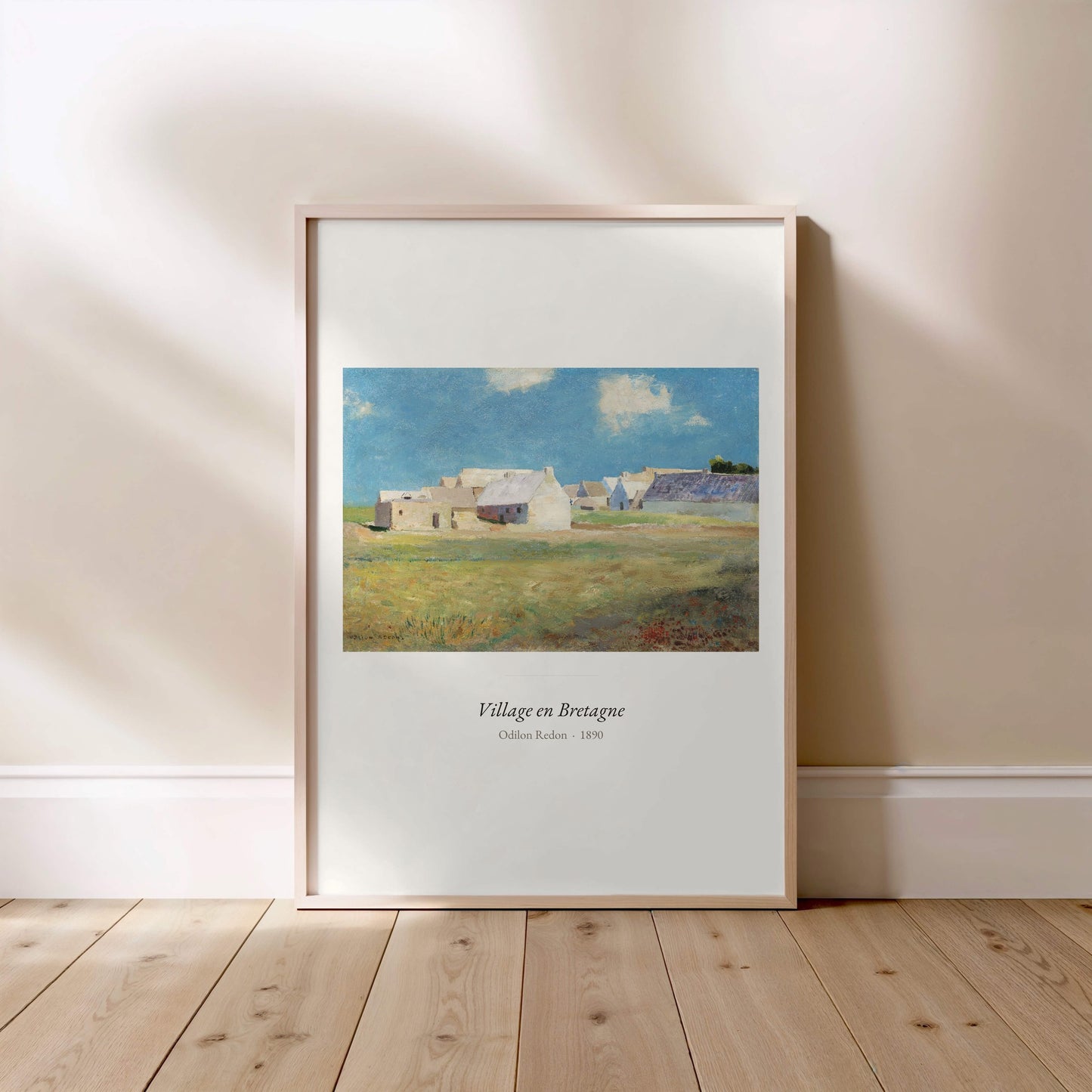 Village en Bretagne, Odilon Redon | Affiche Art Premium