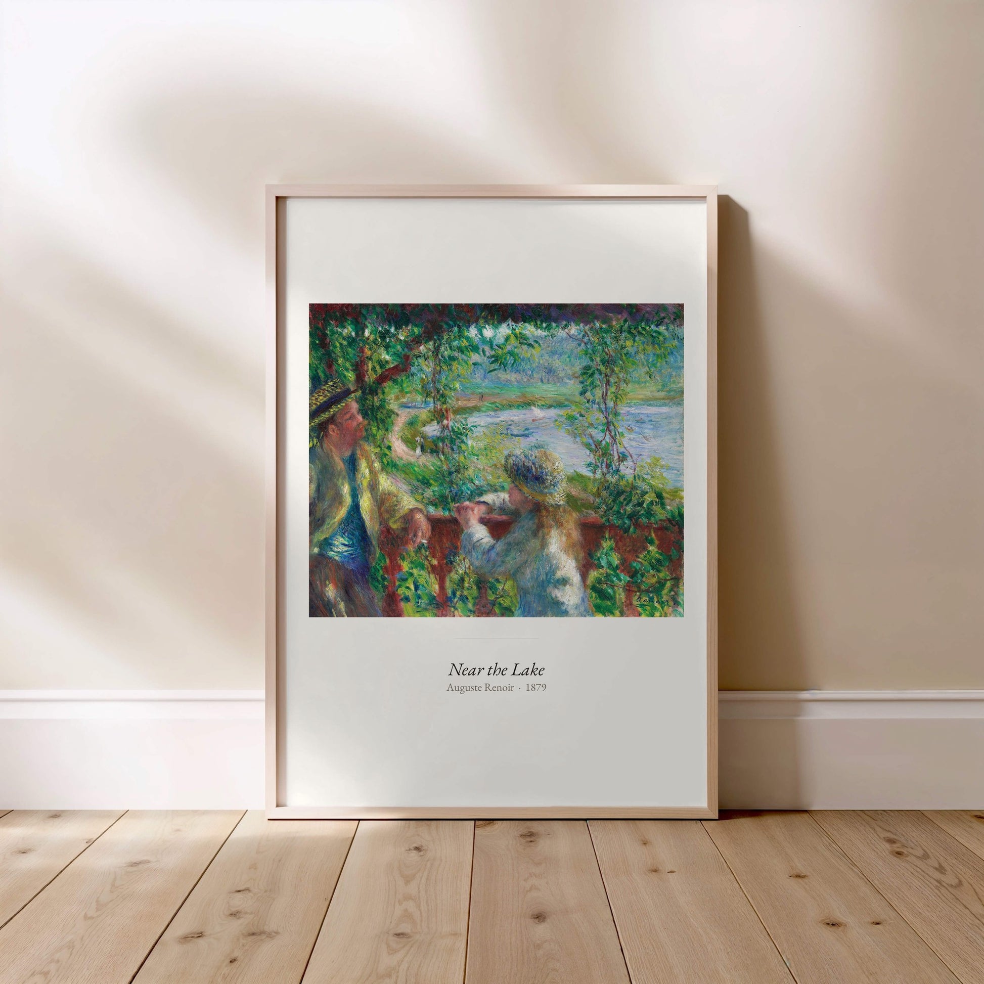 Near the Lake, Auguste Renoir | Affiche Art Premium