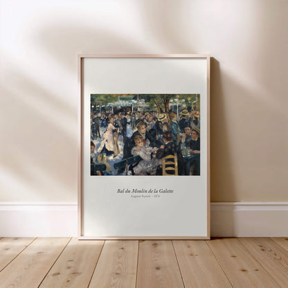 Bal du Moulin de la Galette, Renoir | Affiche Art Premium