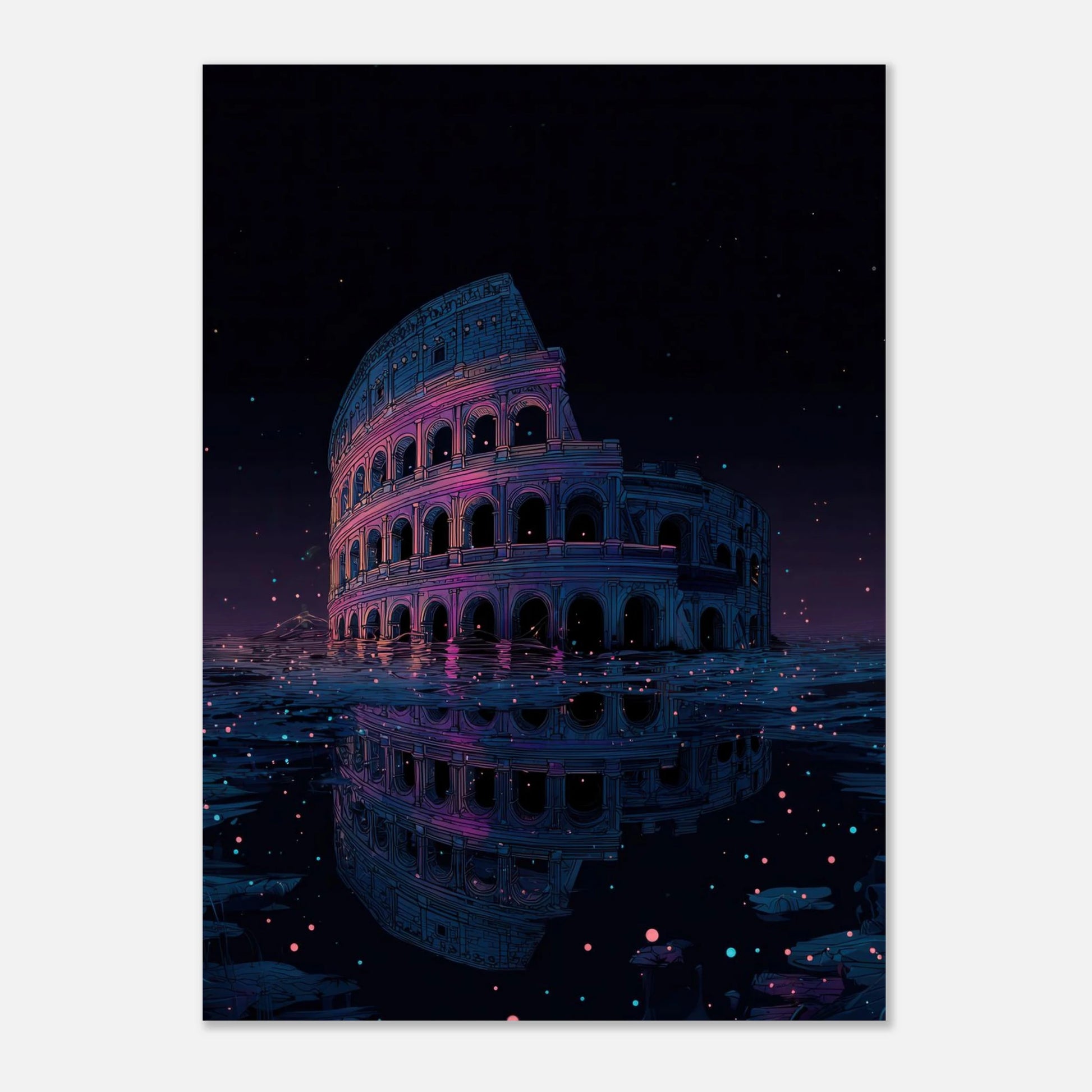 Affiche de Roma by night.