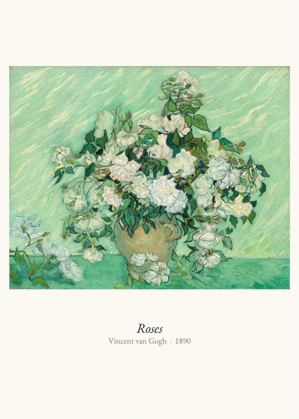 Roses, Vincent van Gogh | Affiche Art Premium, l'affiche seule, papier épais mat éco-responsable