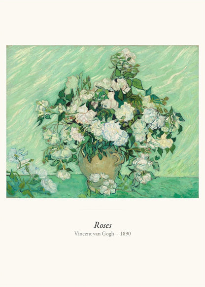 Roses, Vincent van Gogh | Affiche Art Premium, l'affiche seule, papier épais mat éco-responsable