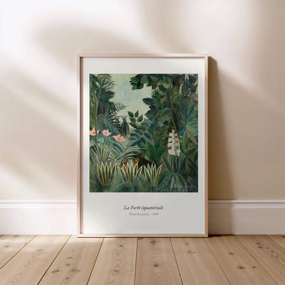 La Forêt équatoriale, Henri Rousseau | Affiche Art Premium