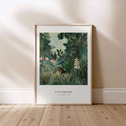 La Forêt équatoriale, Henri Rousseau | Affiche Art Premium