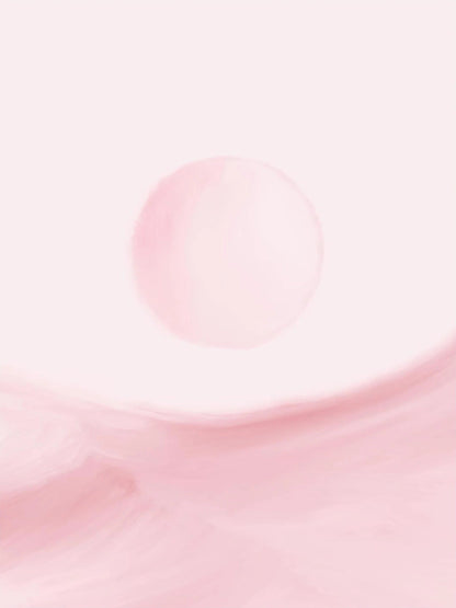 Stillness No. 2 | Poster Abstrait, l'affiche seule, papier épais mat éco-responsable