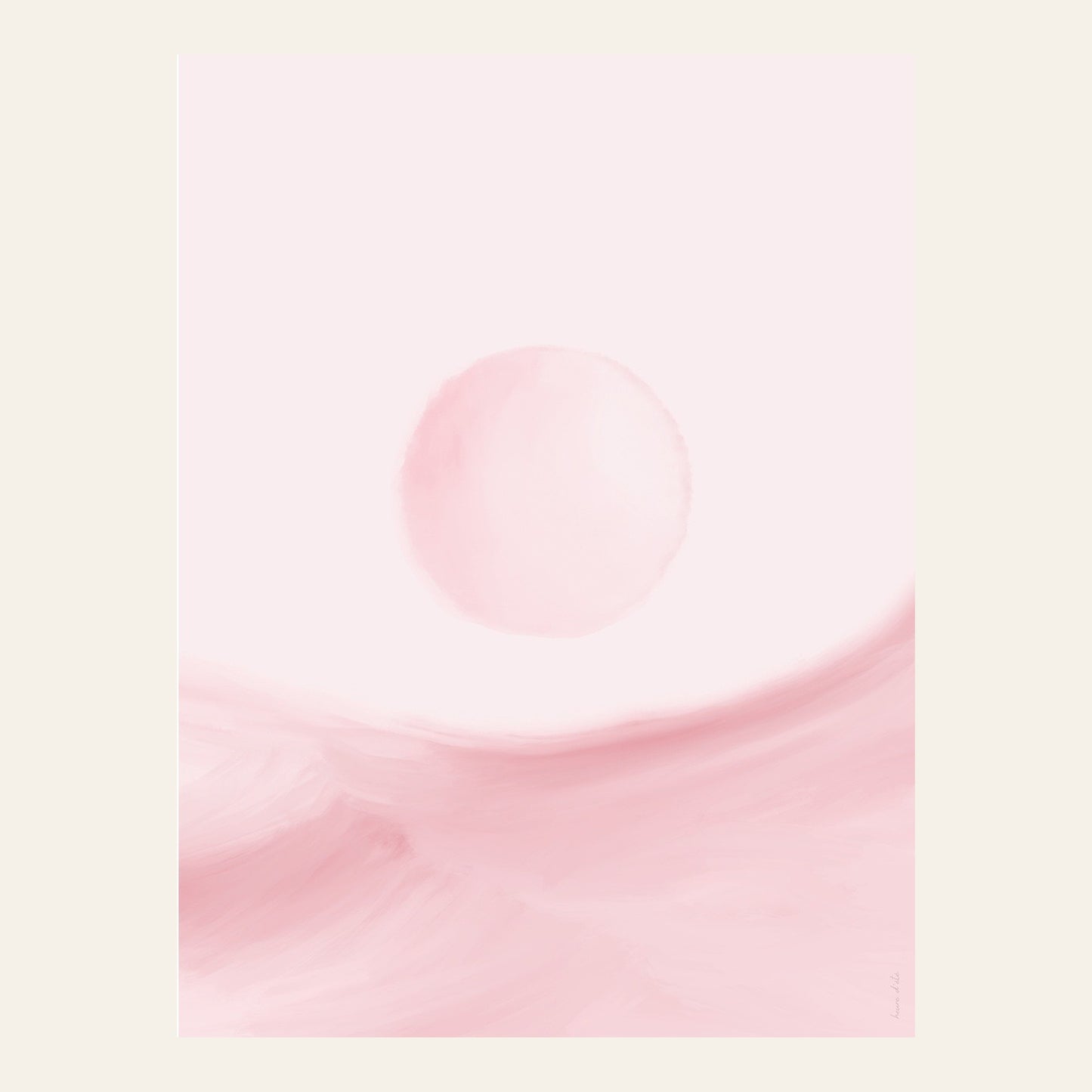 Stillness No. 2 | Poster Abstrait - l'affiche