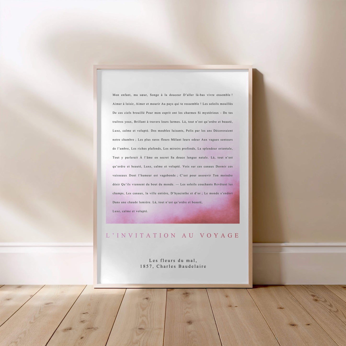 L'invitation au voyage - Charles Baudelaire