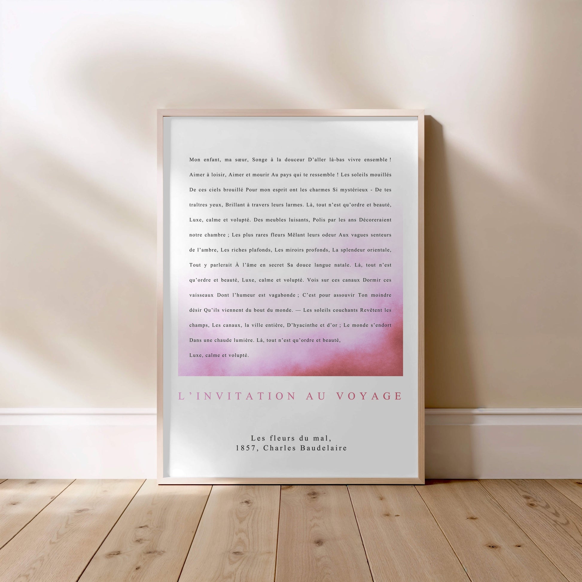 L'invitation au voyage - Charles Baudelaire