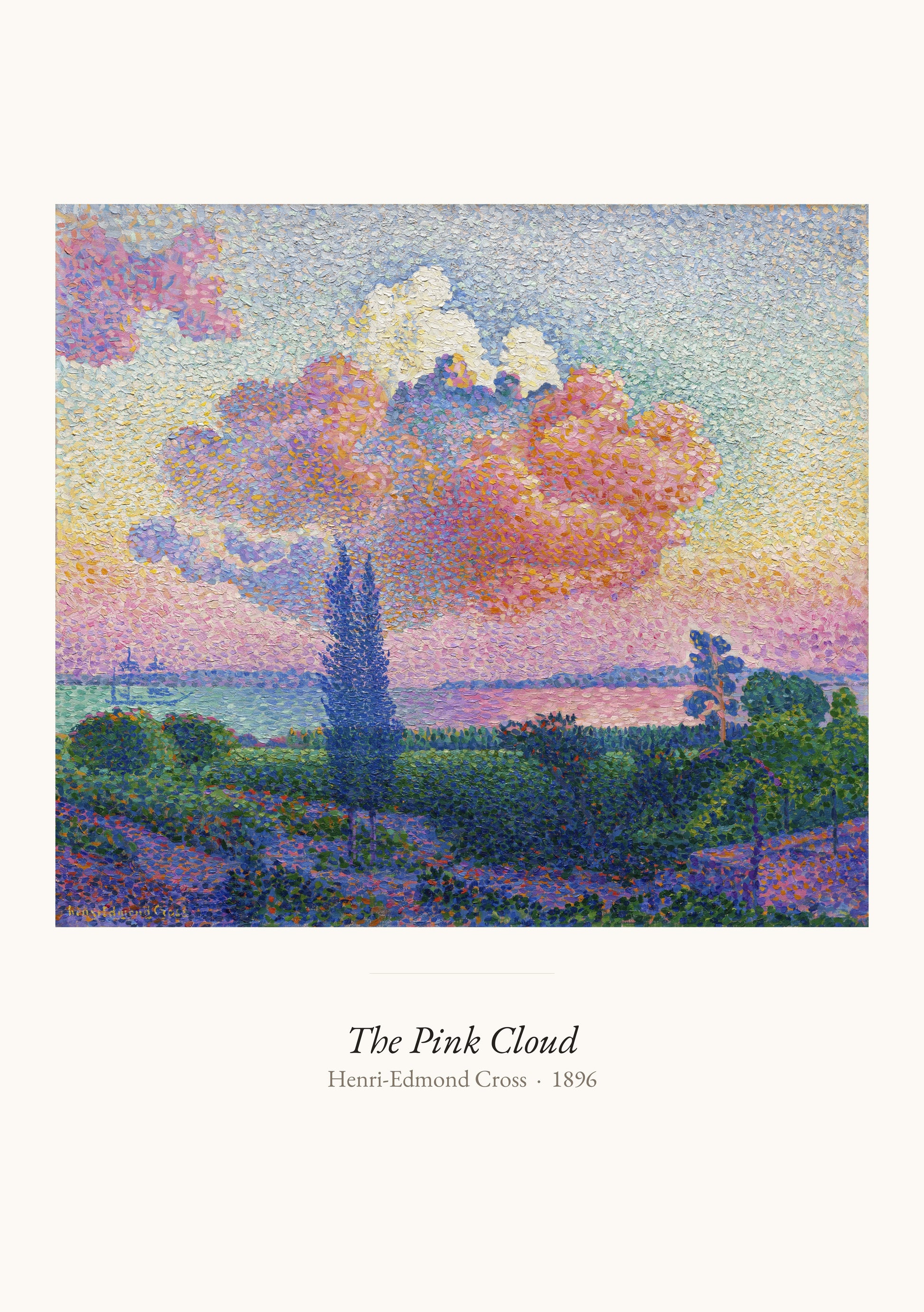 The Pink Cloud, Henri-Edmond Cross | Affiche Art Premium