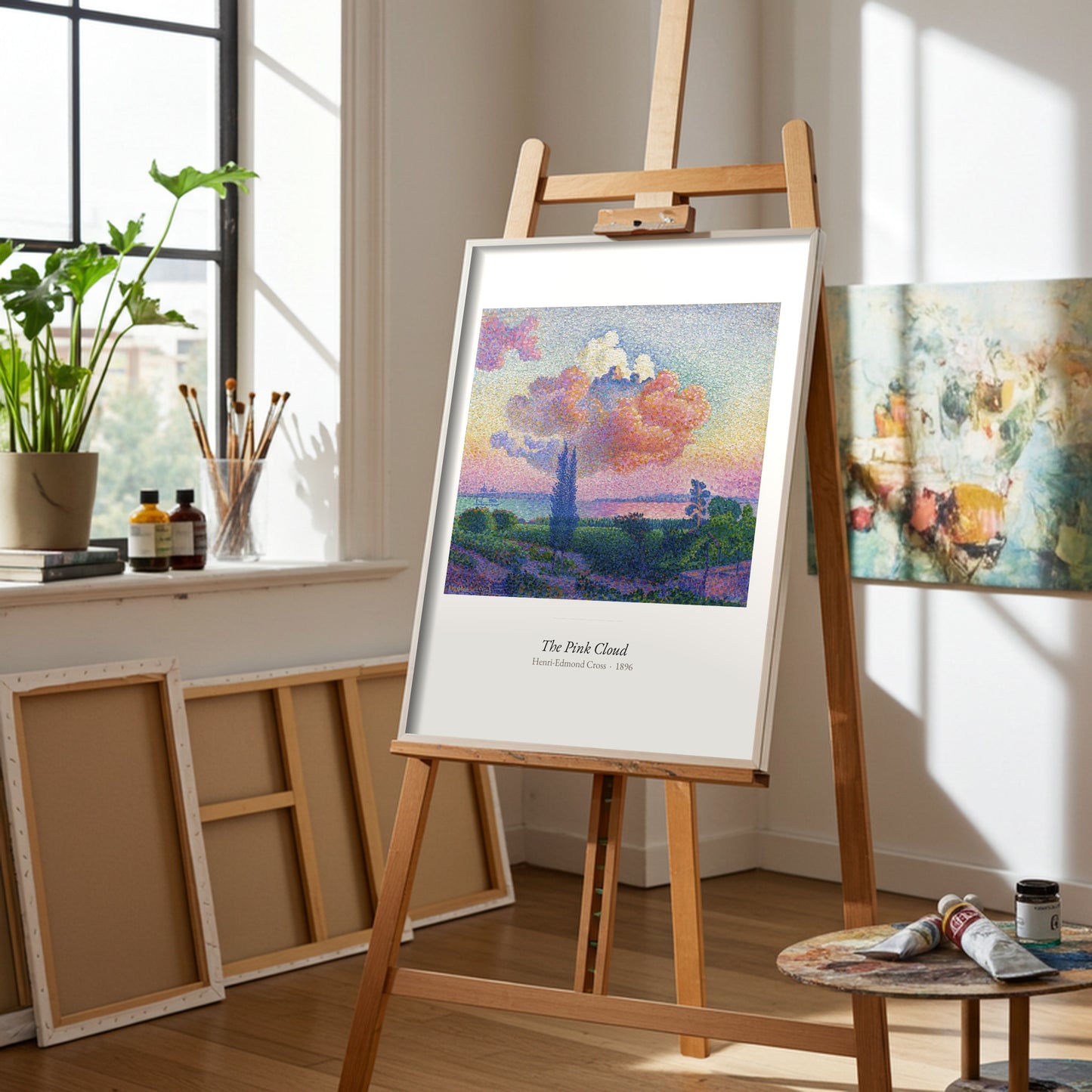 The Pink Cloud, Henri-Edmond Cross | Affiche Art Premium - vue chevalet