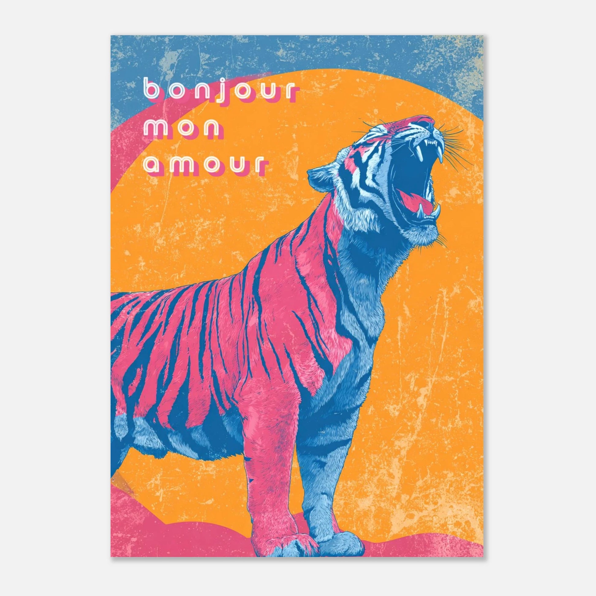 affiche stylée et vintage, originale et drôle