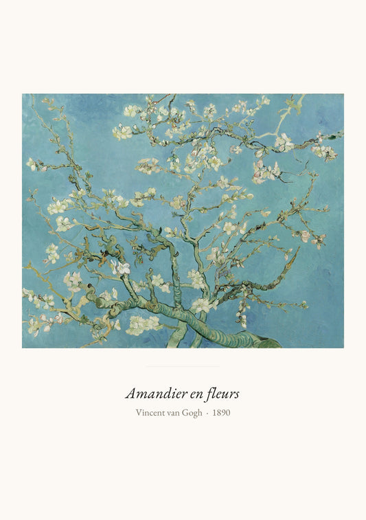 Amandier en fleurs, Van Gogh | Affiche Art Premium