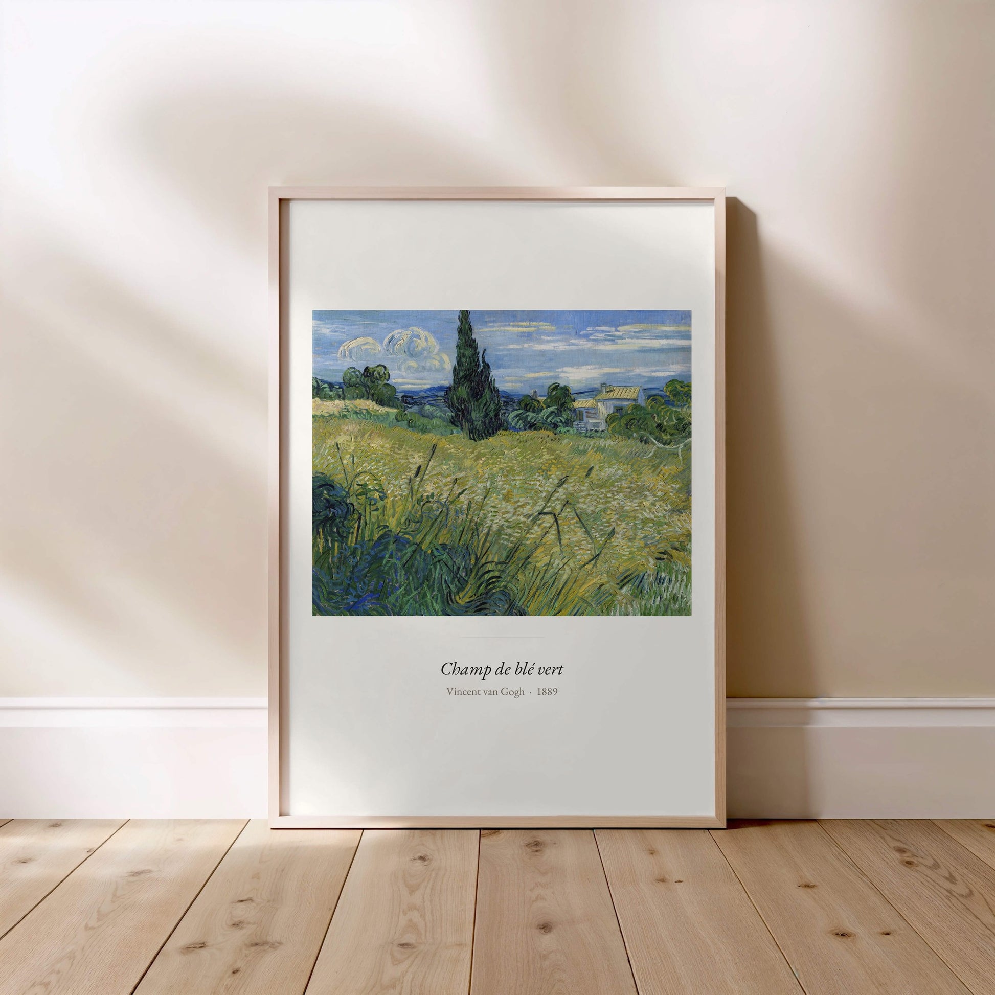 Champ de blé vert, Vincent van Gogh | Affiche Art Premium