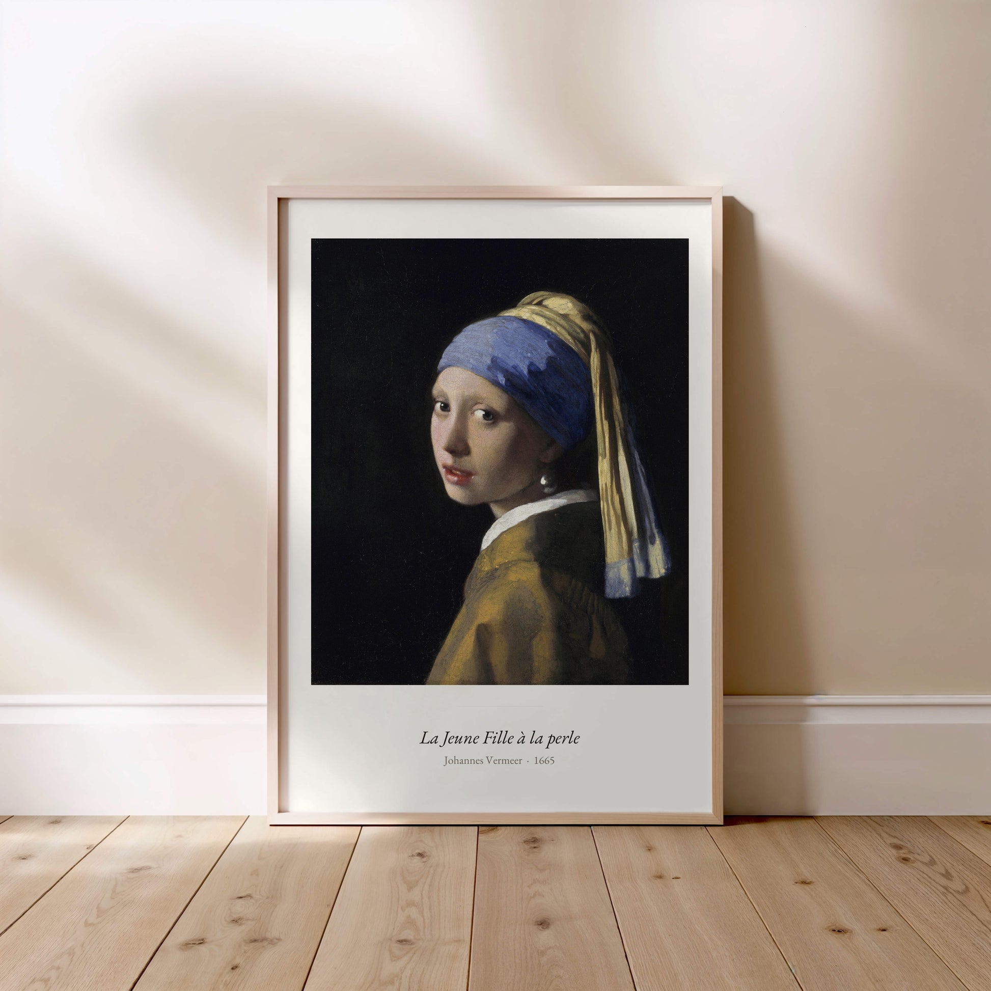 La Jeune Fille à la perle, Vermeer | Affiche Art Premium