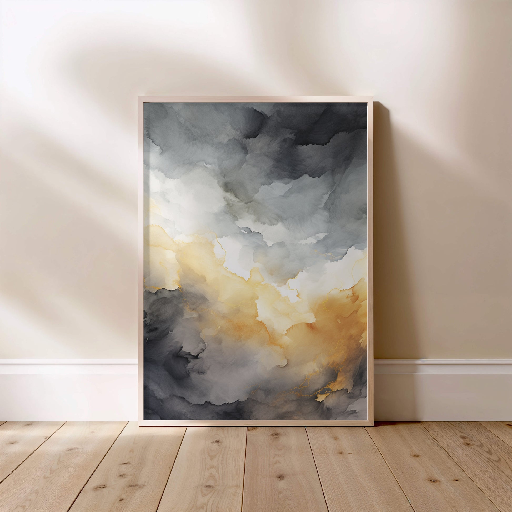 Affiche Watercolor Sunset, affiche encadrée