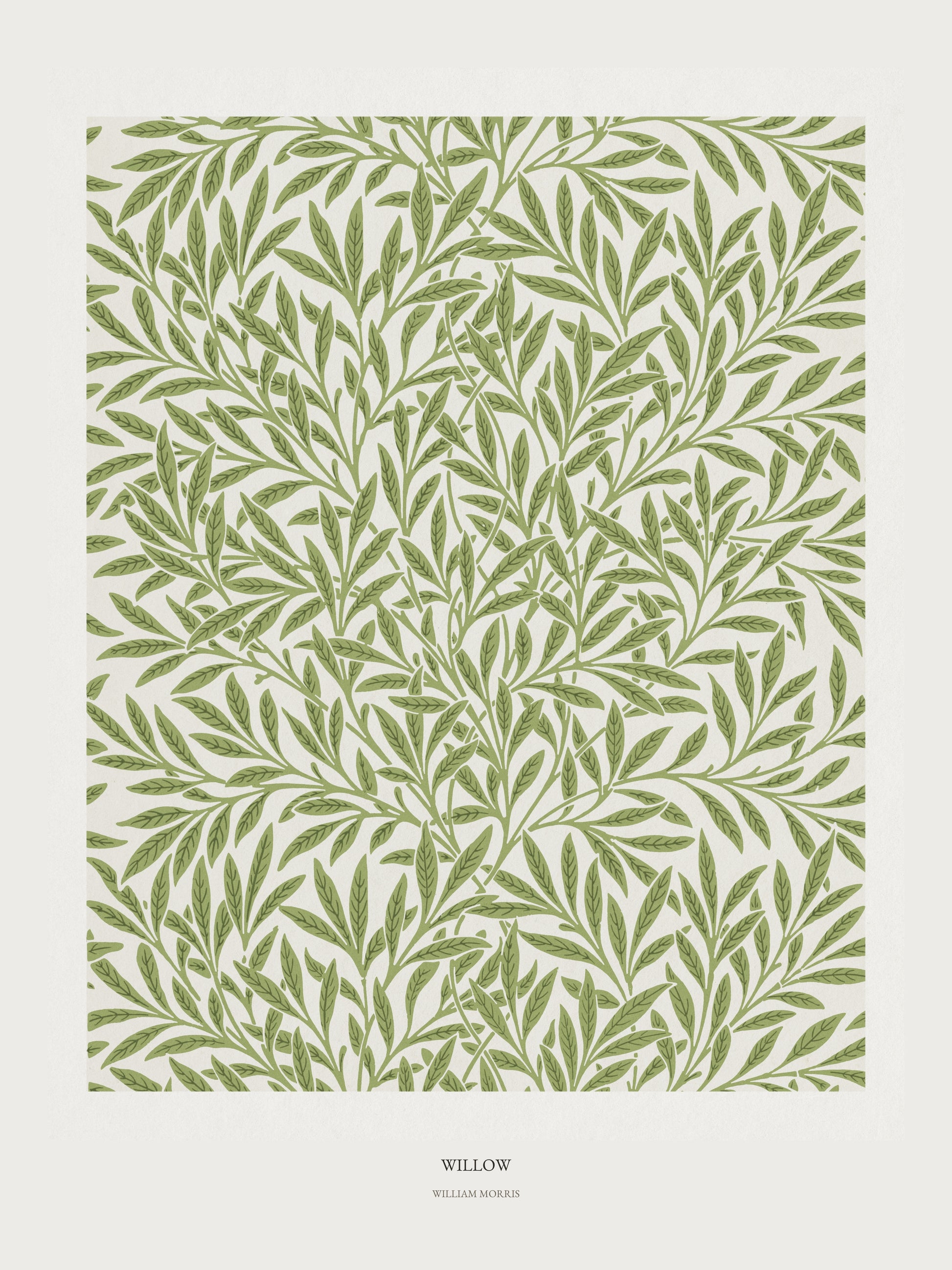 Willow - William Morris - Affiche Arts & Crafts