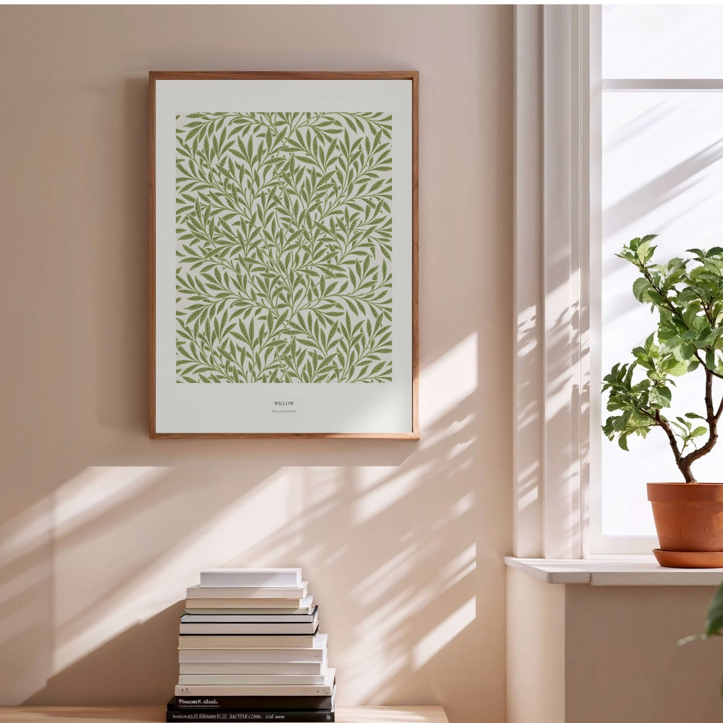 Willow - William Morris - Affiche Arts & Crafts en situation