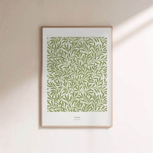 Willow - William Morris - Affiche Arts & Crafts en situation