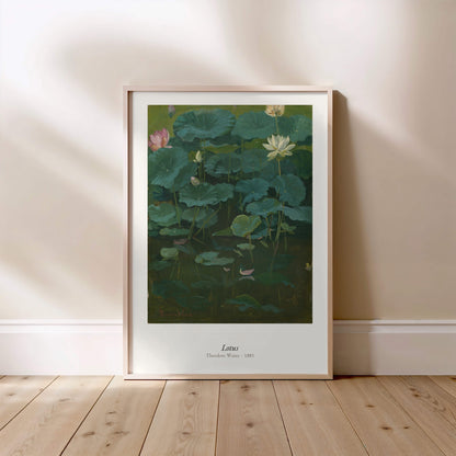 Lotus, Theodore Wores | Affiche Art Premium